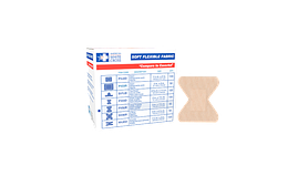 1 3/4" X 3" Large Fingertip Flexible Fabric Adhesive Bandages  (50 Per Box)