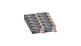 Nitri Derm Ep Orange Nitrile Exam Gloves With Extended Cuff, 100 Per Box (10 Boxes Per Case)