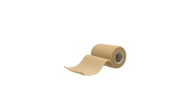 3" Self Adherent Cohesive Wrap Bandages Tan  (1 Each)