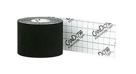CanDo Black Kinesiology Tape 2" x 16.5' (7 Rolls Per Case)