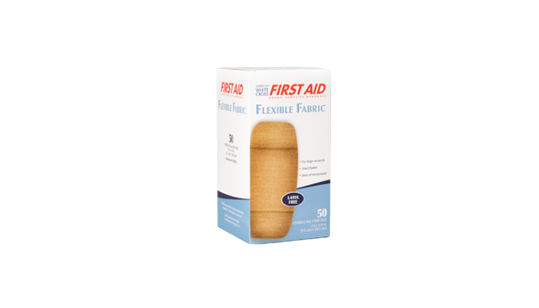 2" X 4" X Large Flexible Fabric Adhesive Bandages  (100 Per Box)