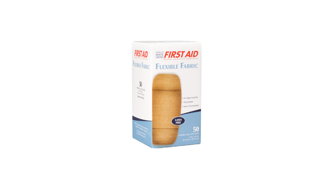 2" X 4" X Large Flexible Fabric Adhesive Bandages  (100 Per Box)