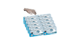 Derm Assist Synthetic Powder Free Vinyl Exam Gloves, 100 Per Box (10 Boxes Per Case)