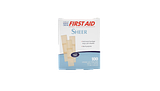 3/8" X 1 1/2" Mini Sheer Adhesive Bandages  (100 Per Box)