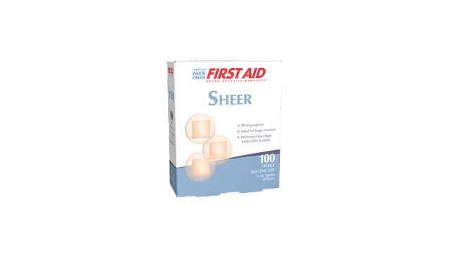 7/8" Spot Sheer Adhesive Bandages  (100 Per Box)