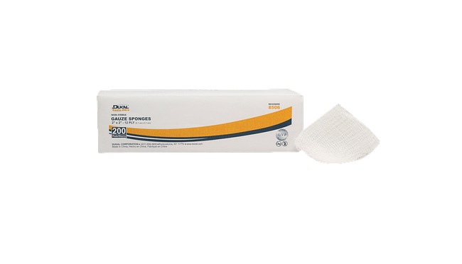 12 Ply Non Sterile Gauze Sponges 2" X 2"  (200 Per Bag)